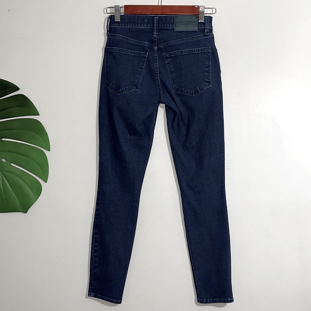 Lucky Brand Mid-rise Ava super skinny jeans size 0 / 25 Dark Wash - Picture 8 of 16